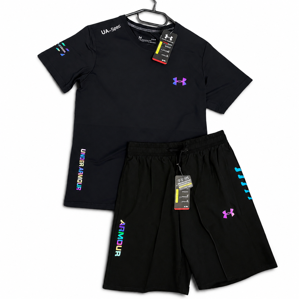 Under Performance T-Shirt & Shorts Set two-piece