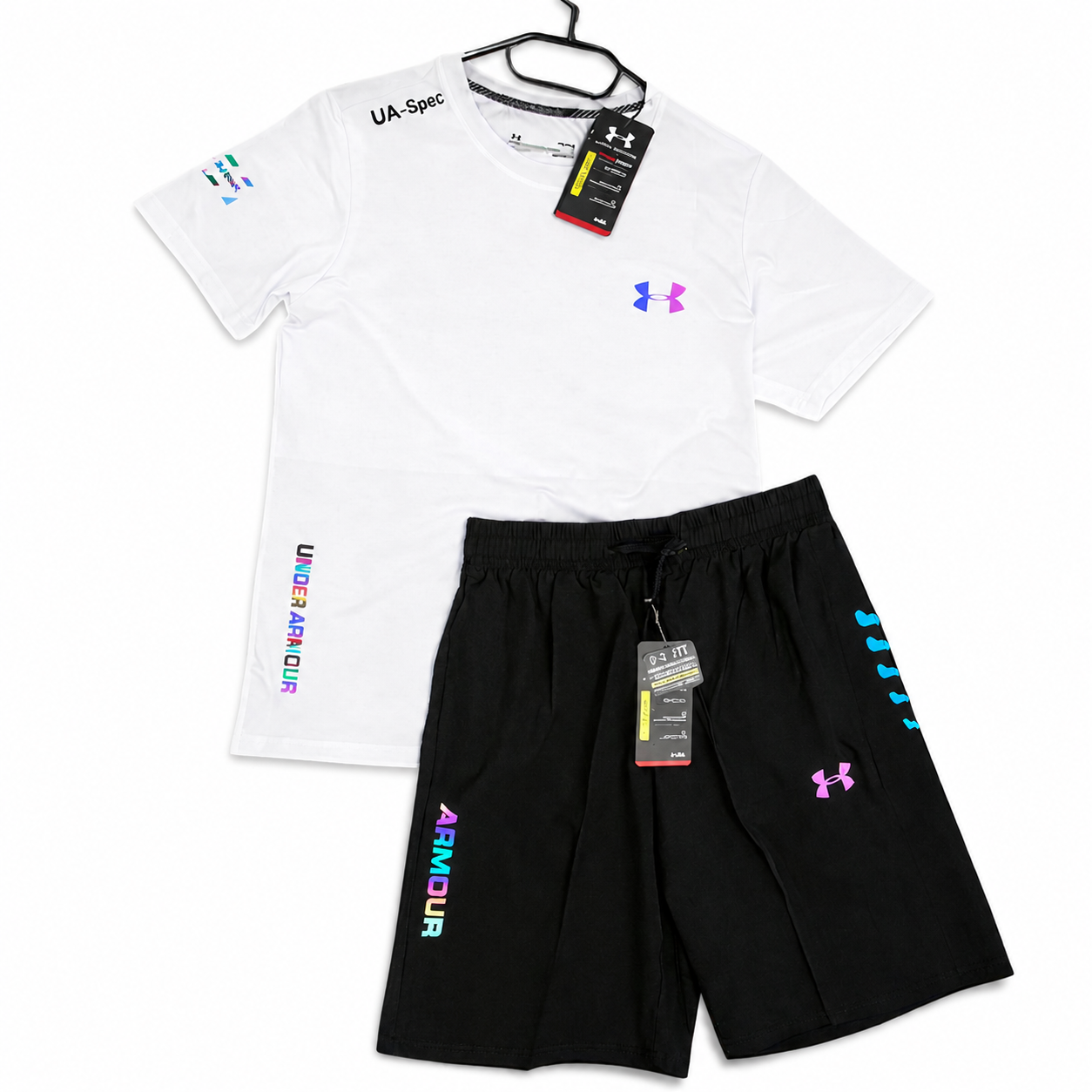 Under Performance T-Shirt & Shorts Set two-piece