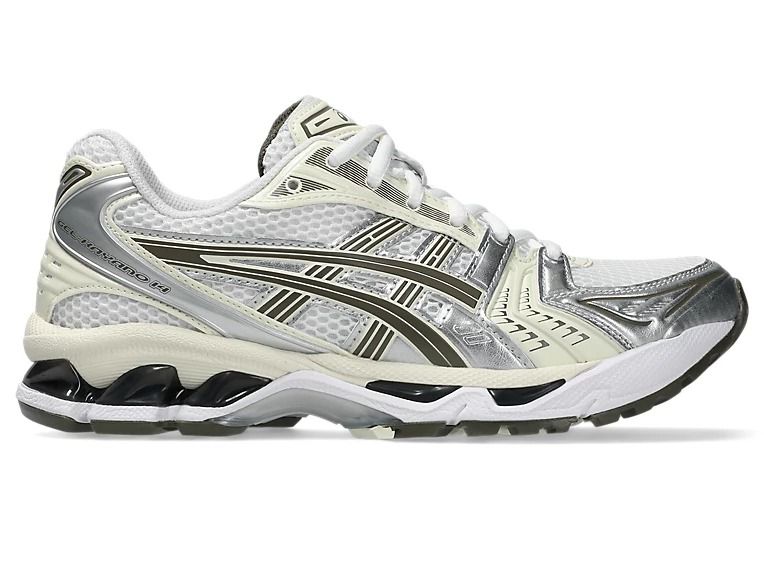 Kayano 14 – Silver Olive Retro Running Style