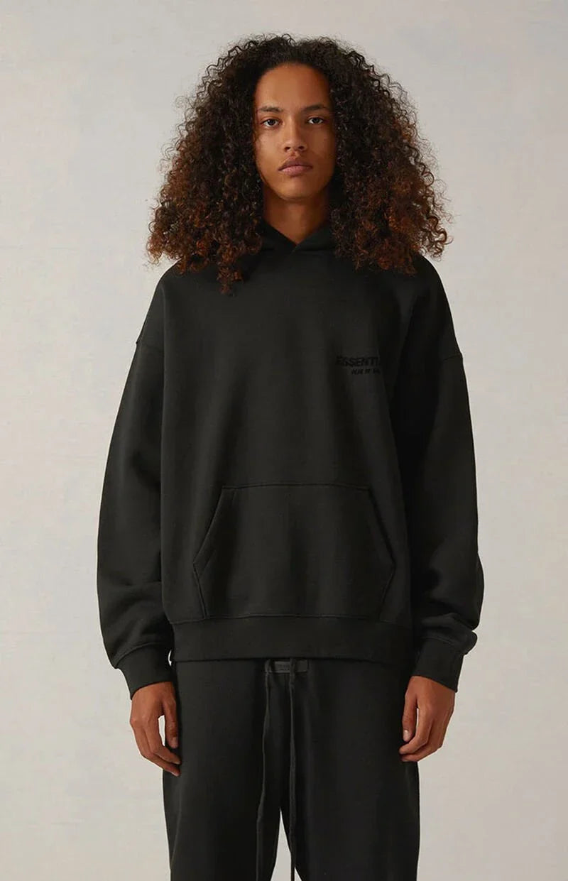 Fear Of God Full Black Hoodie