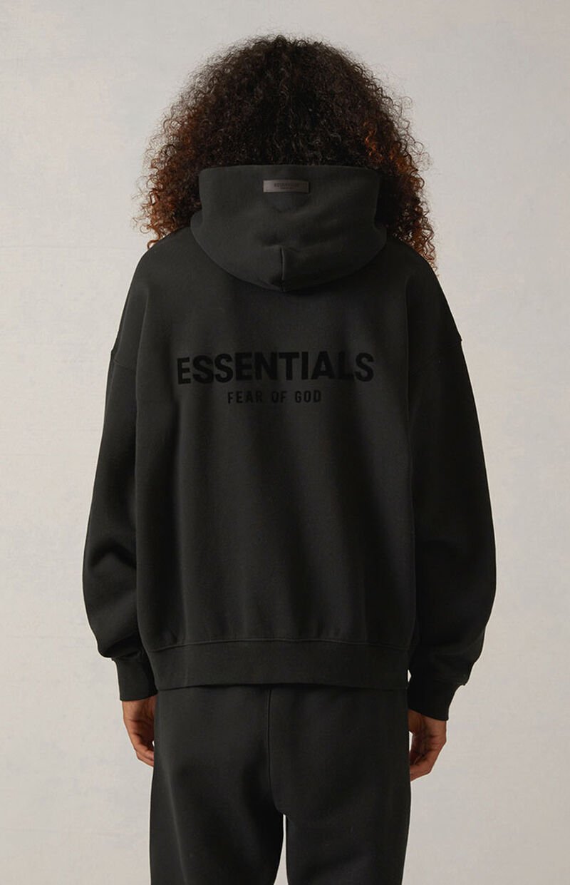 Fear Of God Full Black Hoodie
